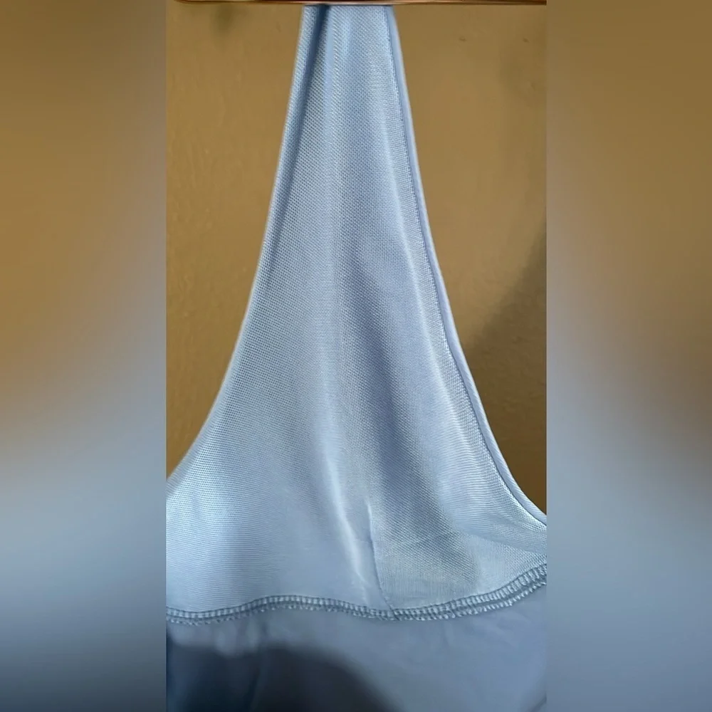 Free People Light Blue Crop Top